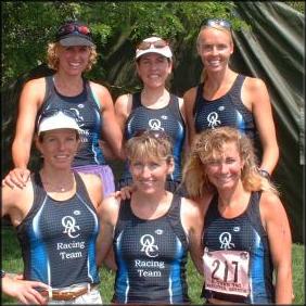 Members of the OAC Racing Team at the 2002 K-Town(Kingston) Triathlon; Click for More Photos
