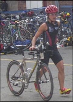 Lisa Balerna at Carleton Place Triathlon