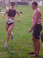 Ann Marie, getting advice from Don!