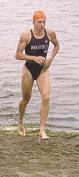 Sharon - first out of the water!