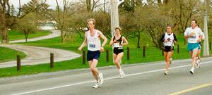 Ann Marie Foley in a pack
