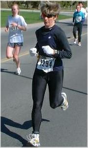 Ann Marie, 1st in the 2002 Run for Reach 5K