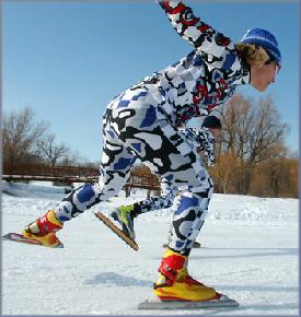 Sheila Kealey, winner of the 2002 and 2003 Winterlude Triathlons