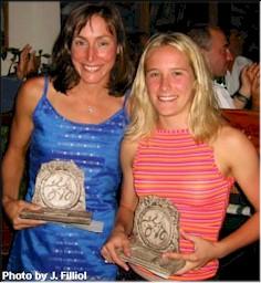 Natasha Filliol(R) with Jill Savege (L) at Cancun