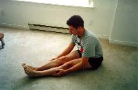 Seated Hamstring Stretch - Both Legs